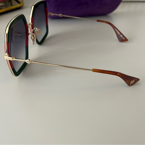 Gucci Wide Frame Sunglasses with Box Included - Picture 3 of 8